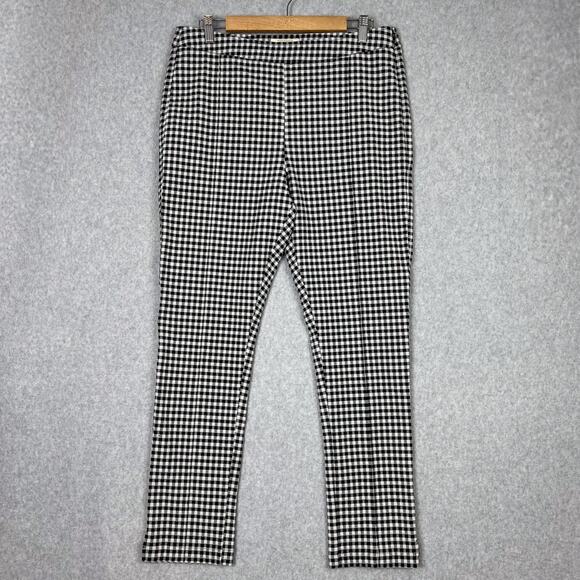 Scotch & Soda Pants Women's Size XL Aloha Hula Trouser High Rise Gingham Check - Picture 1 of 15